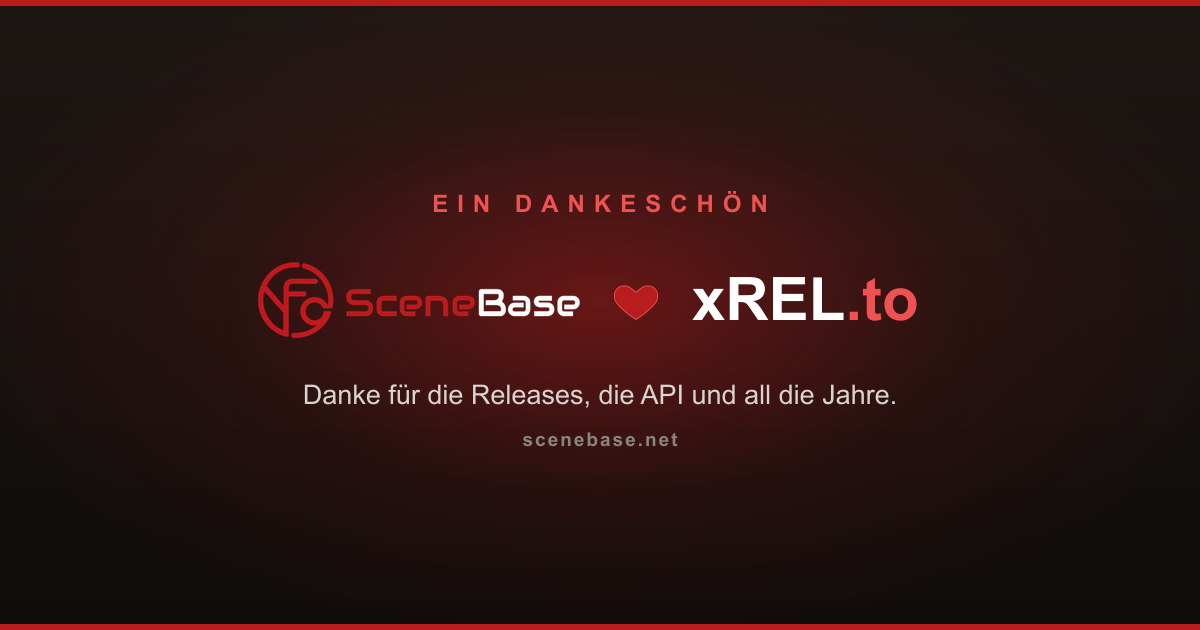 Danke, xREL.to – für die Releases, die API und all die Jahre
